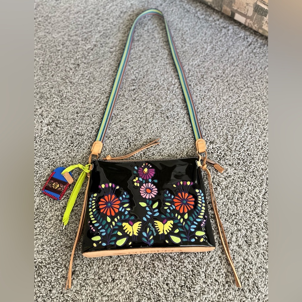 Consuela Downtown crossbody, similar to the Rita. Purchased 2021